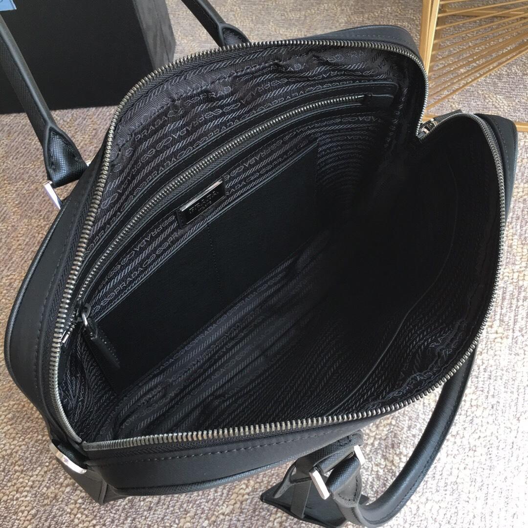 Prada Nylon Slim Briefcase Work Bag (36*28*6.5cm) - DopestKickz