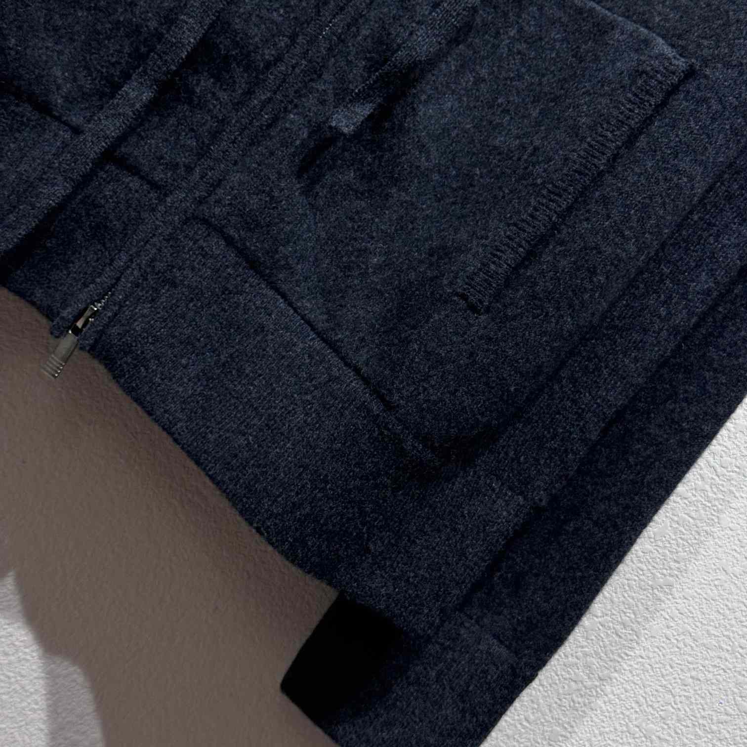 Thom Browne Knitted Zip Hoodie - DopestKickz