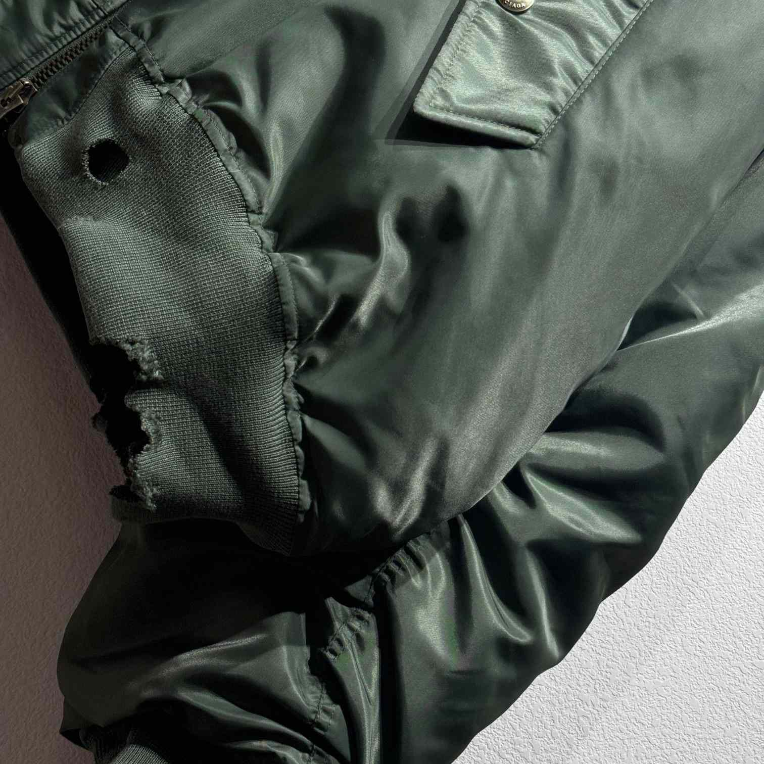 Balenciaga Hooded Bomber Jacket - DopestKickz