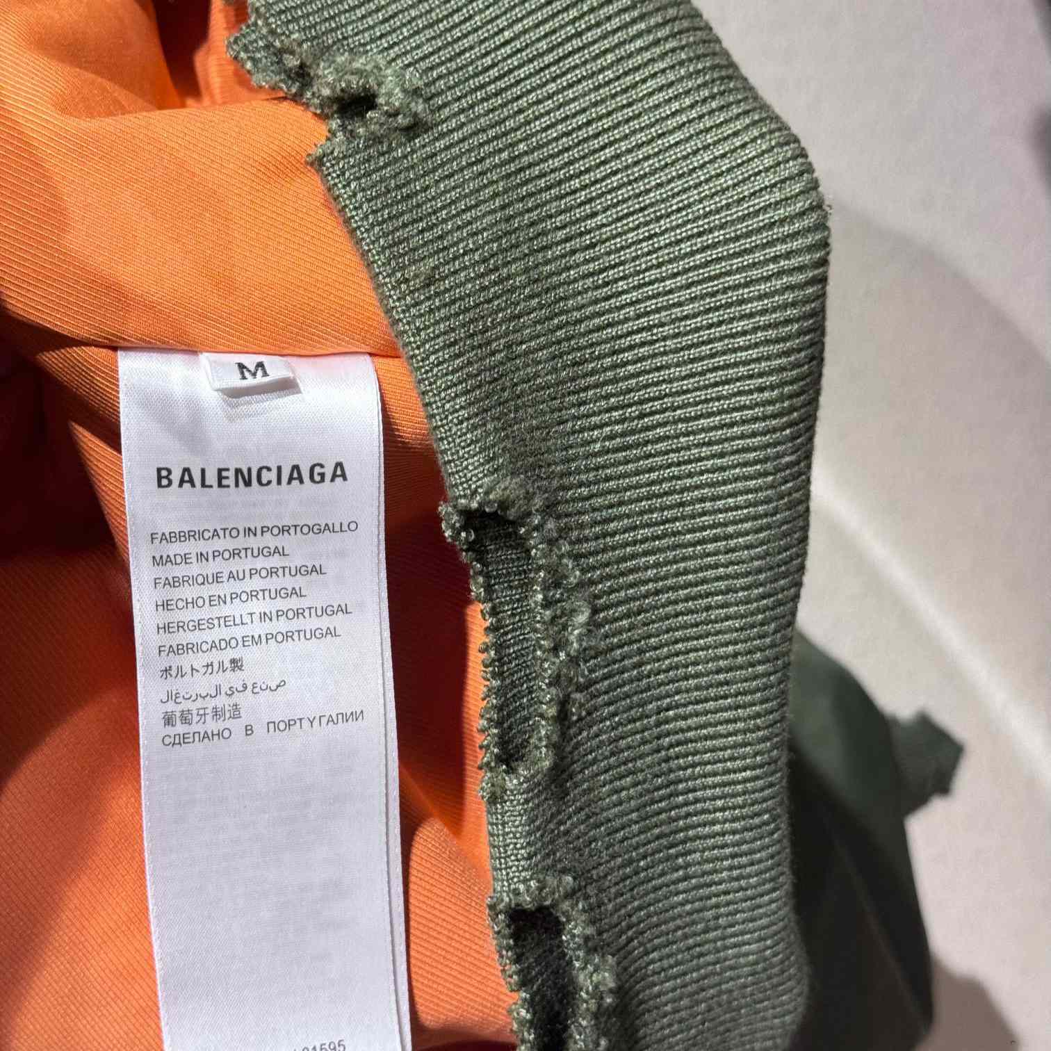Balenciaga Hooded Bomber Jacket - DopestKickz