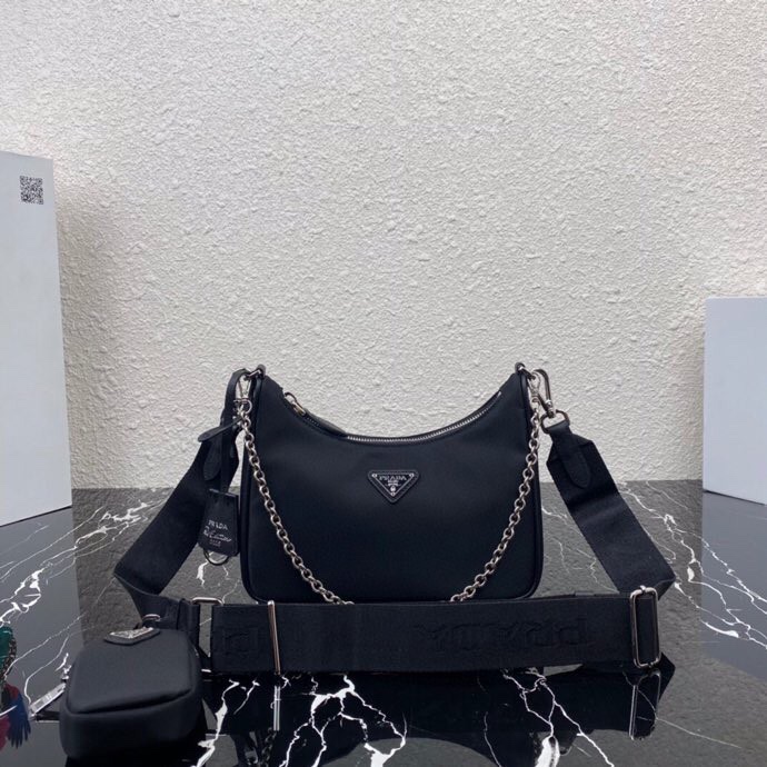 Prada Re-Edition 2005 Re-Nylon Bag  22-12-6cm - DopestKickz