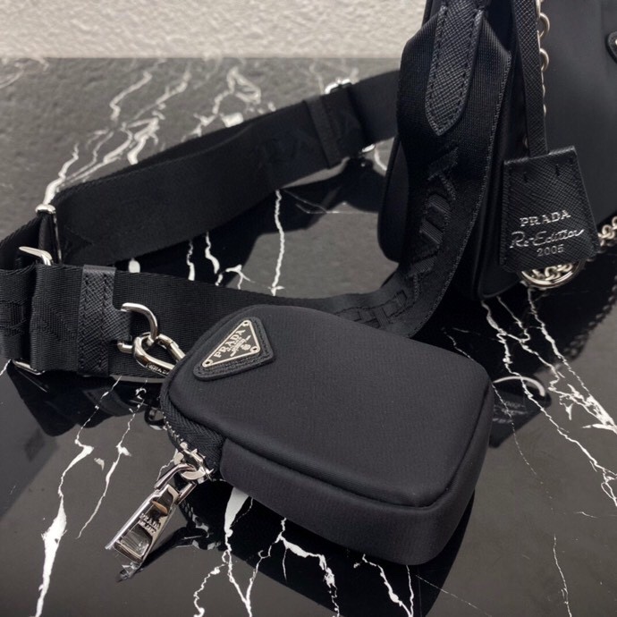 Prada Re-Edition 2005 Re-Nylon Bag  22-12-6cm - DopestKickz
