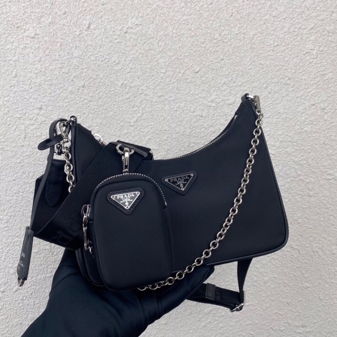 Prada Re-Edition 2005 Re-Nylon Bag  22-12-6cm - DopestKickz