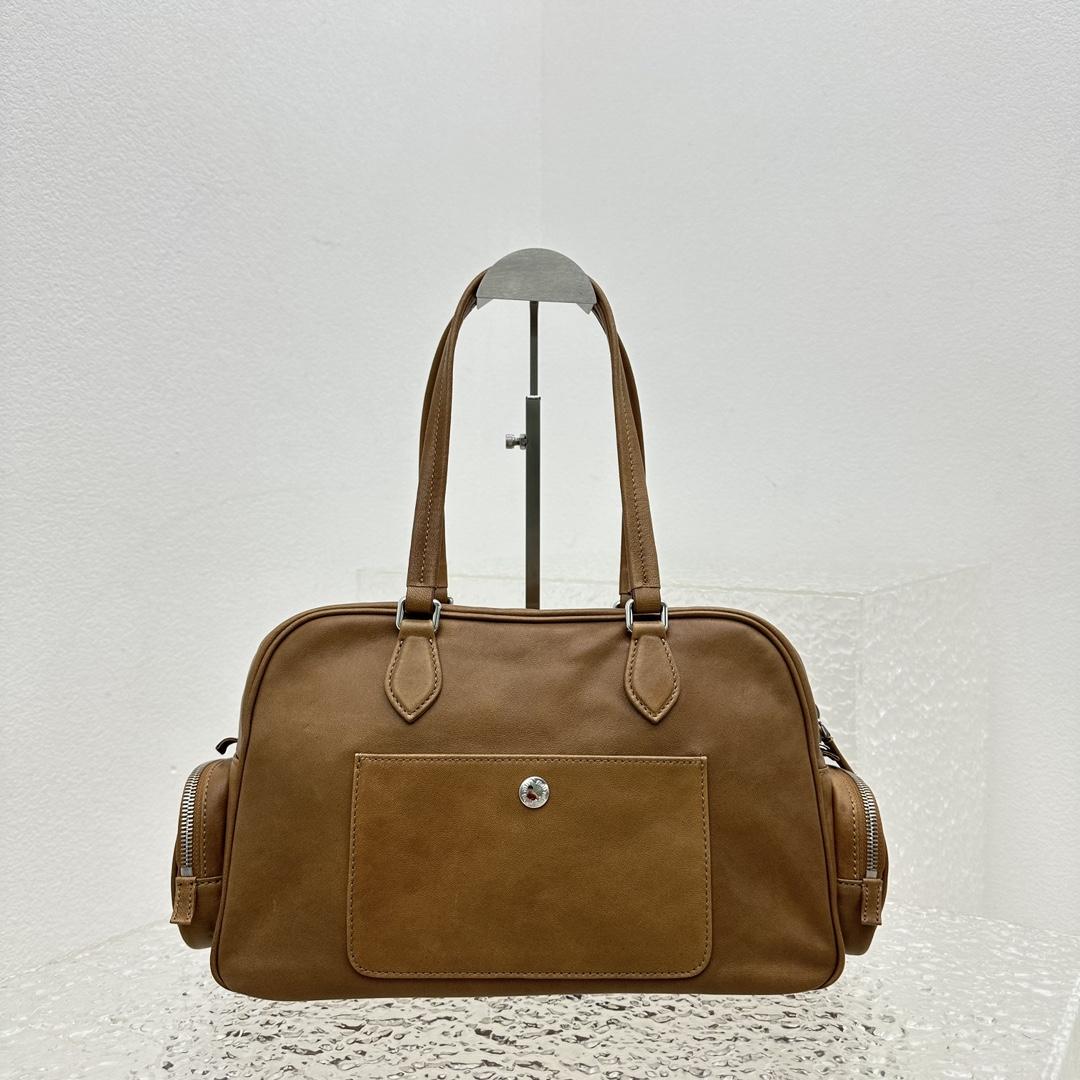 Miu Miu Nappa Leather Top-handle Bag - DopestKickz