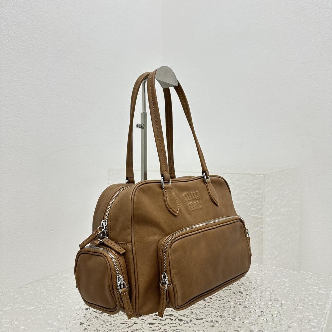 Miu Miu Nappa Leather Top-handle Bag - DopestKickz