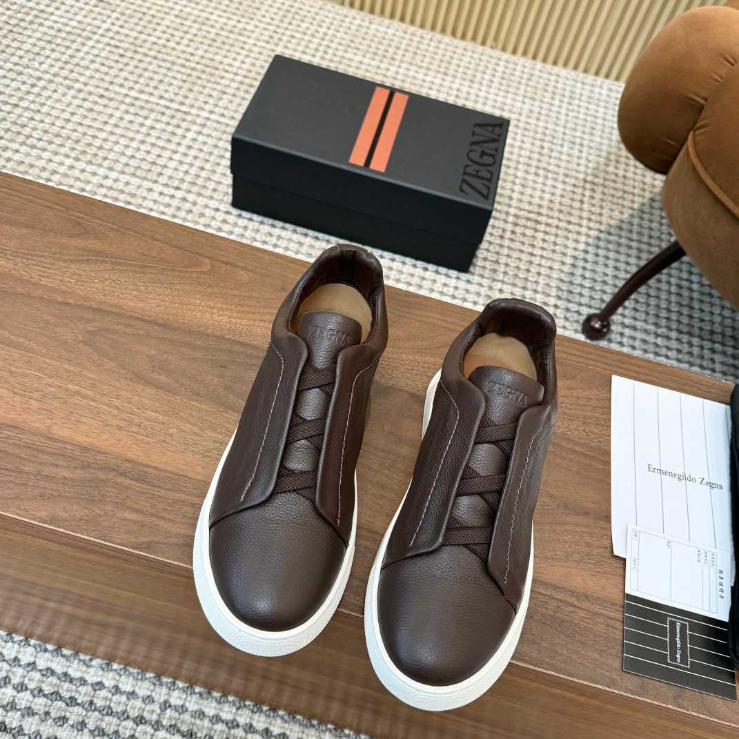 Zegna Leather Sneakers - DopestKickz
