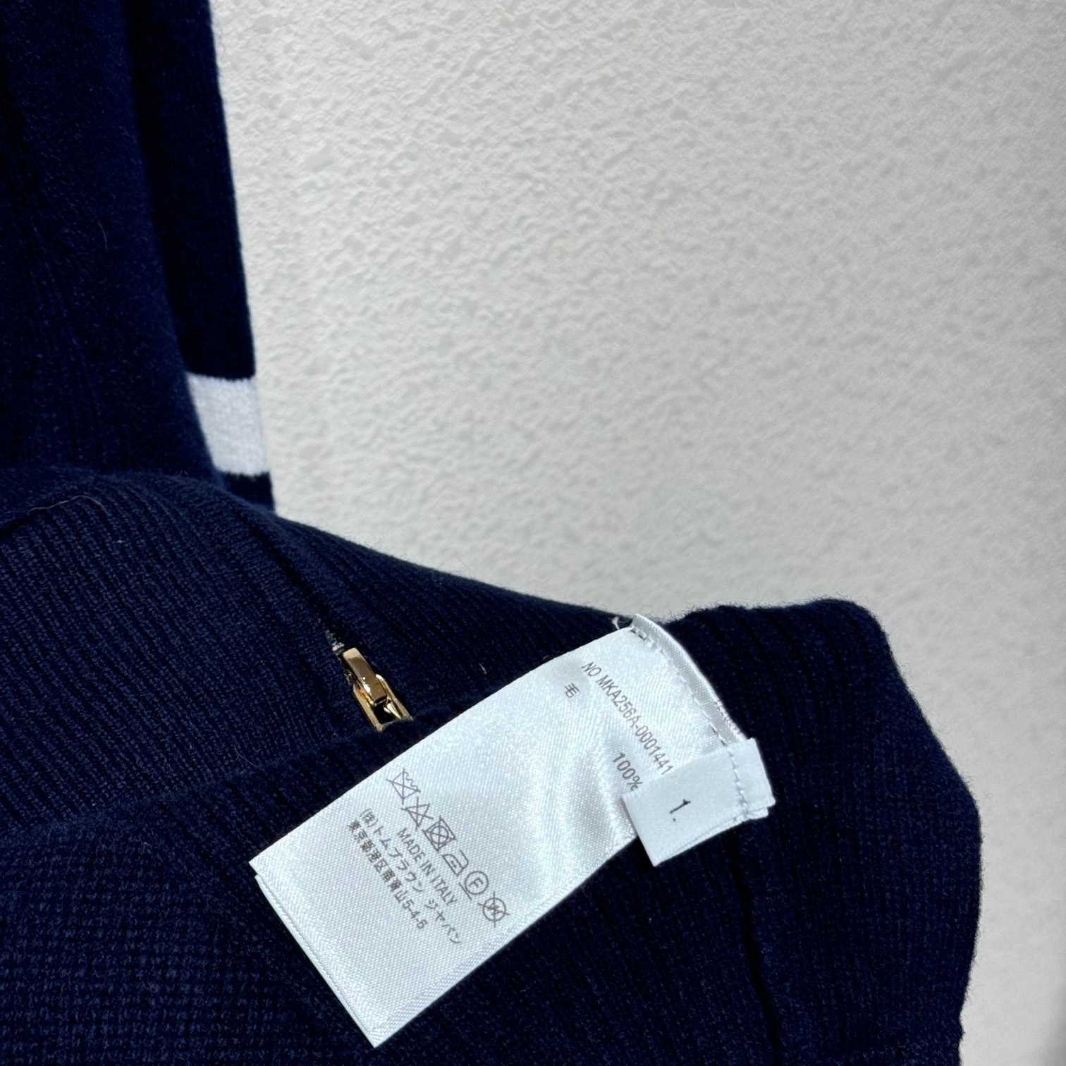 Thom Browne Knitted Zip Hoodie - DopestKickz