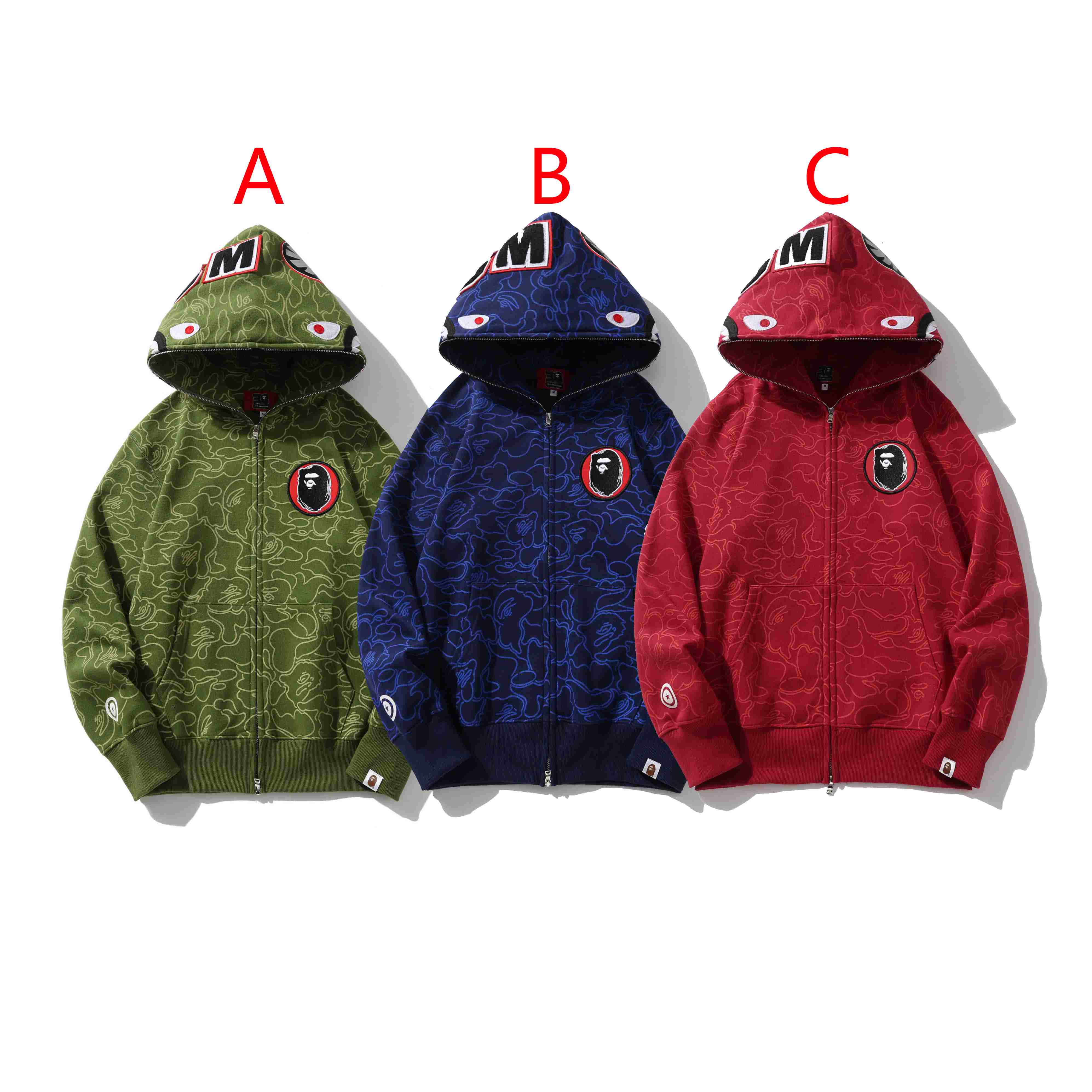 Bape 30Th Anniversary Shark Hoodie - DopestKickz