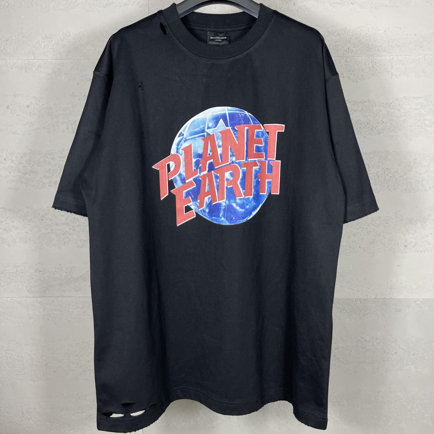 Balenciaga Planet Earth T-Shirt Oversized  - DopestKickz
