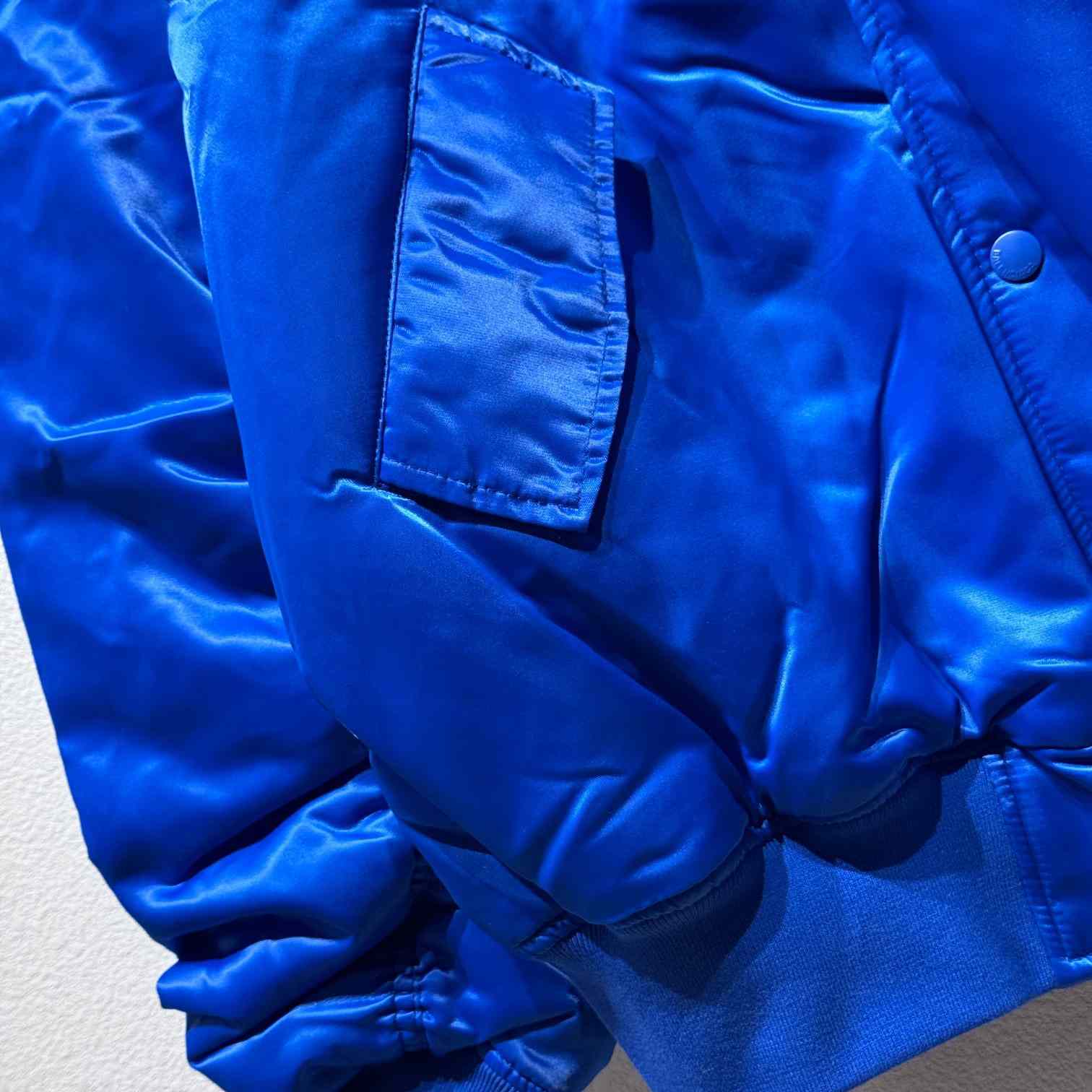 Balenciaga Embroidered-logo Bomber Jacket - DopestKickz