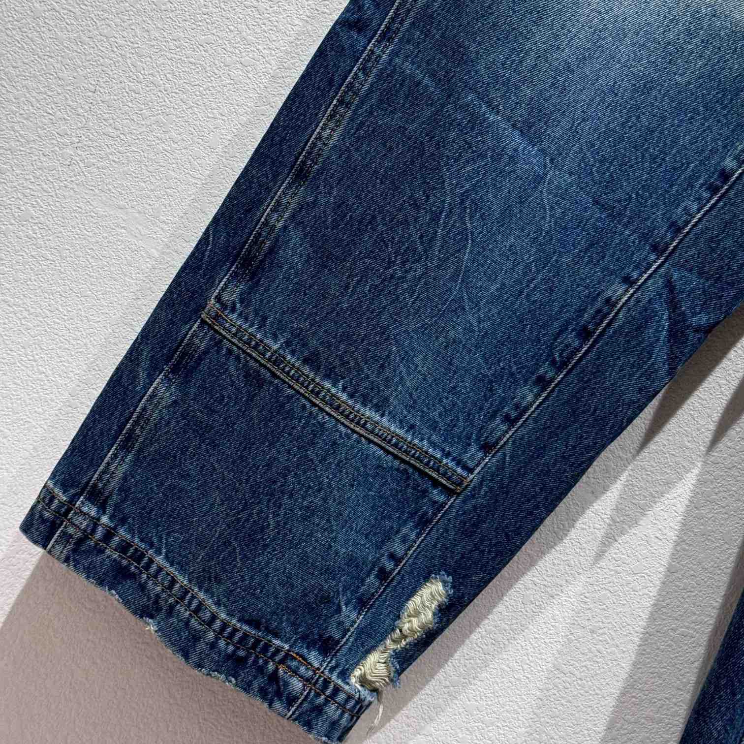 Louis Vuitton Washed Denim Workwear Pants   - DopestKickz