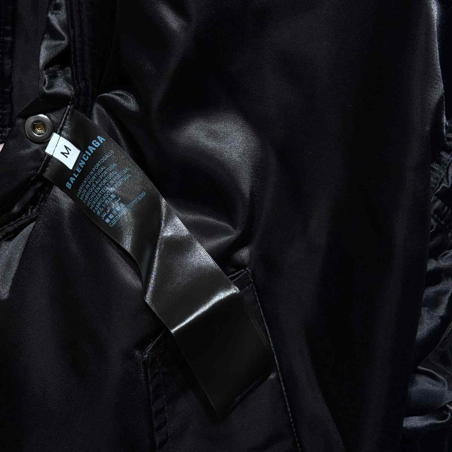Balenciaga Embroidered-logo Bomber Jacket - DopestKickz