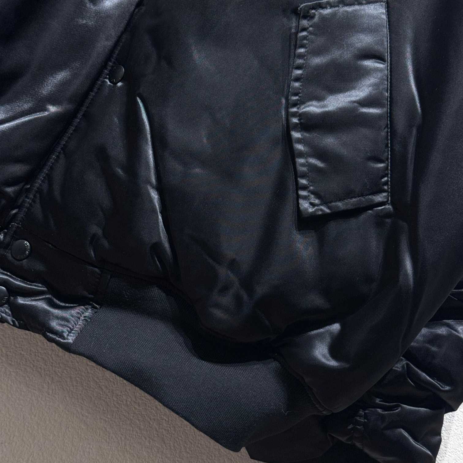 Balenciaga Embroidered-logo Bomber Jacket - DopestKickz