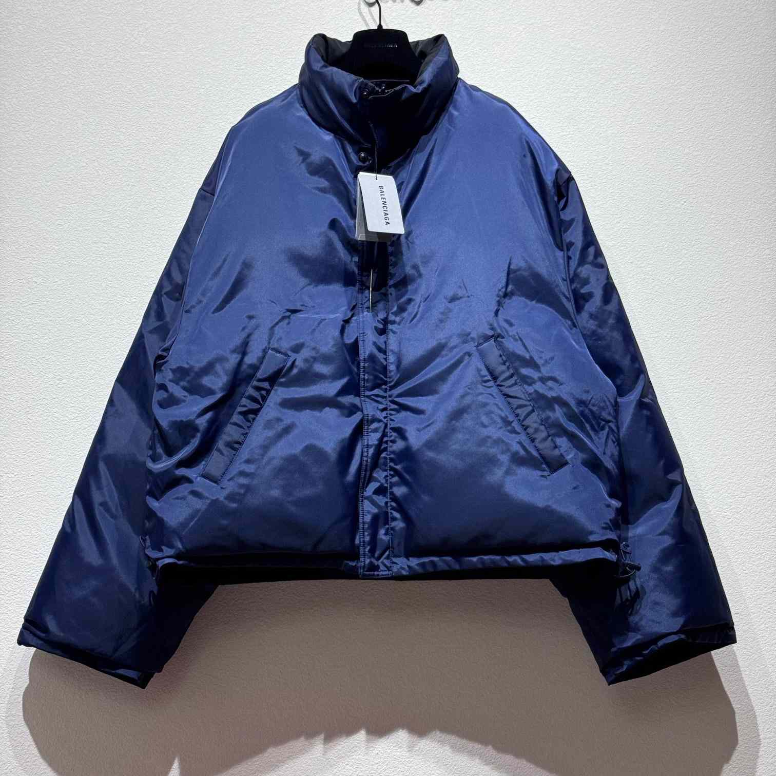 Balenciaga Loop Sports Icon Reversible Puffer In Black - DopestKickz