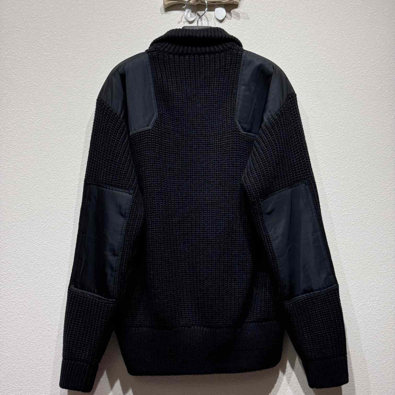 Prada Wool And Cashmere Cardigan With Re-Nylon Details - DopestKickz