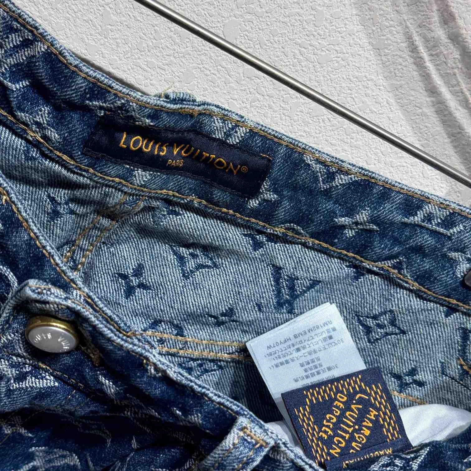Louis Vuitton Monogram Denim Jeans - DopestKickz