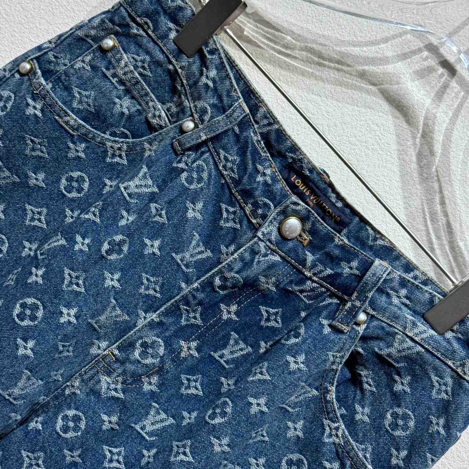 Louis Vuitton Monogram Denim Jeans - DopestKickz