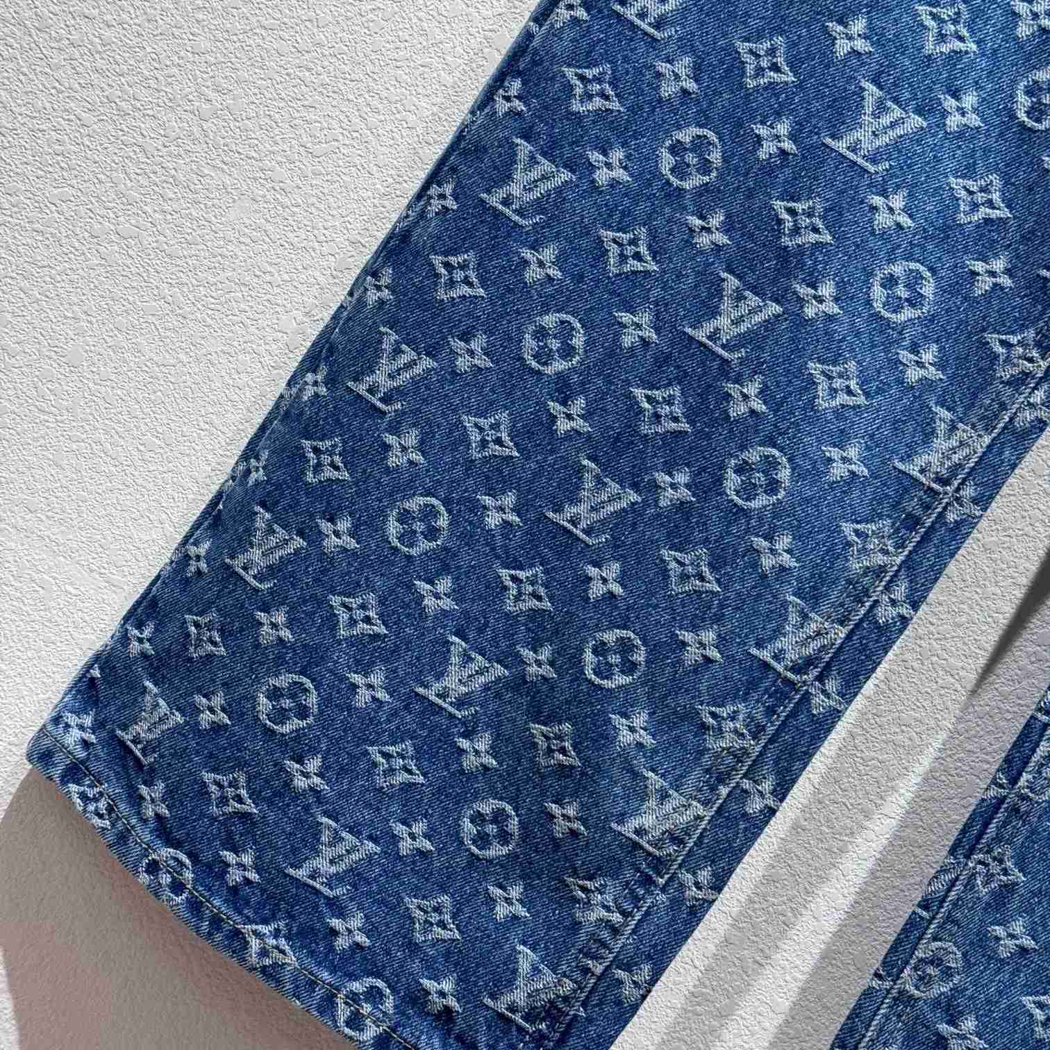 Louis Vuitton Monogram Denim Jeans - DopestKickz