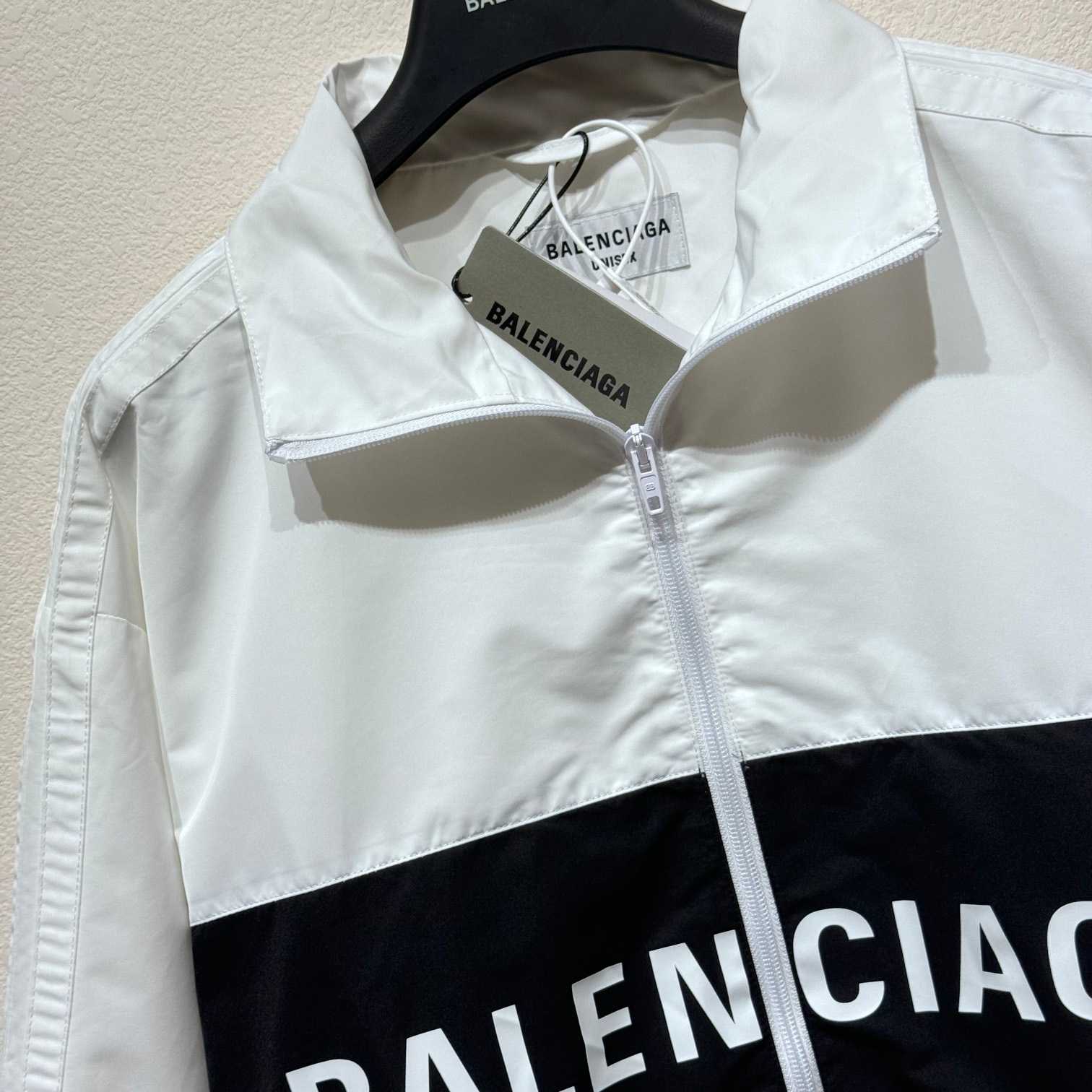 Balenciaga Logo-print Zip-up Windbreaker - DopestKickz