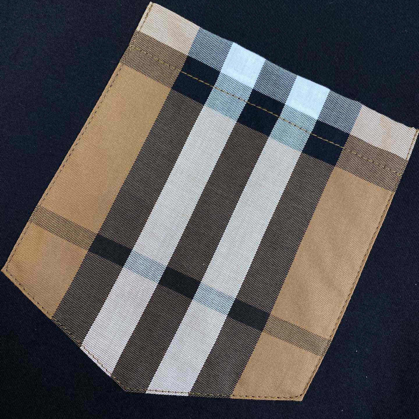 Burberry Check Pocket Cotton T-shirt - DopestKickz