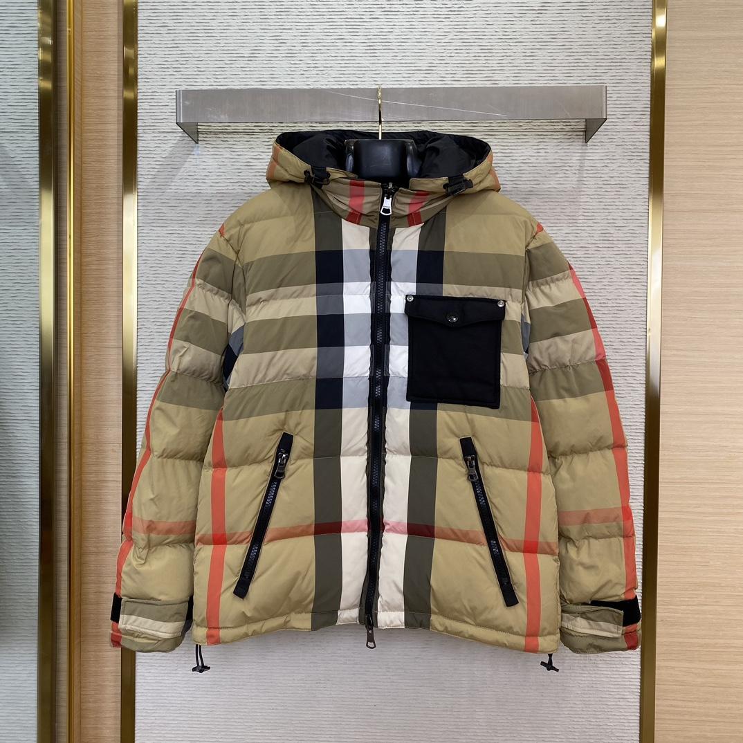 Burberry Reversible Check Nylon Puffer Jacket - DopestKickz