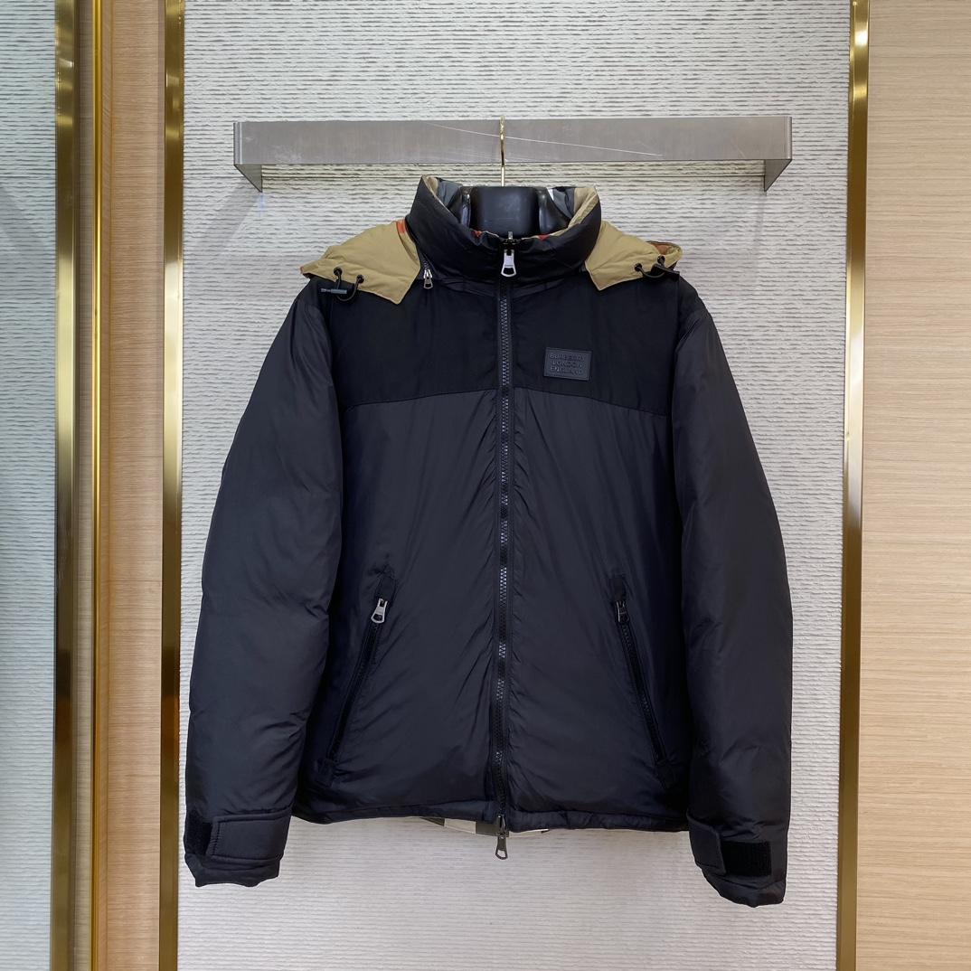 Burberry Reversible Check Nylon Puffer Jacket - DopestKickz