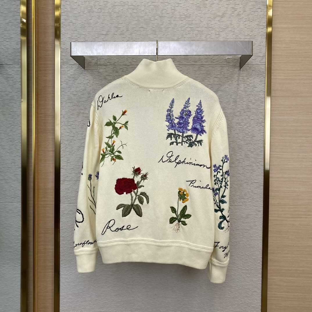 Dior Sweater White Cotton Jersey  - DopestKickz