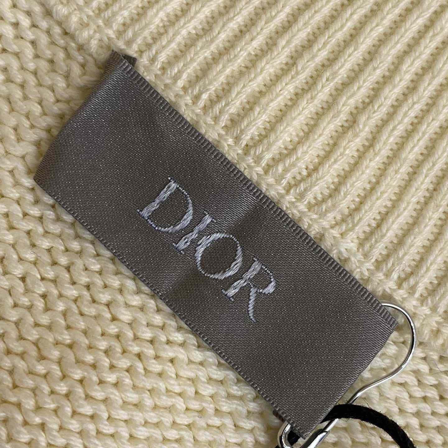 Dior Sweater White Cotton Jersey  - DopestKickz