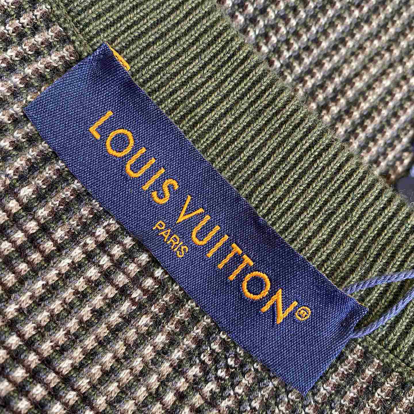 Louis Vuitton Damier Cotton Jacquard Pullover - DopestKickz