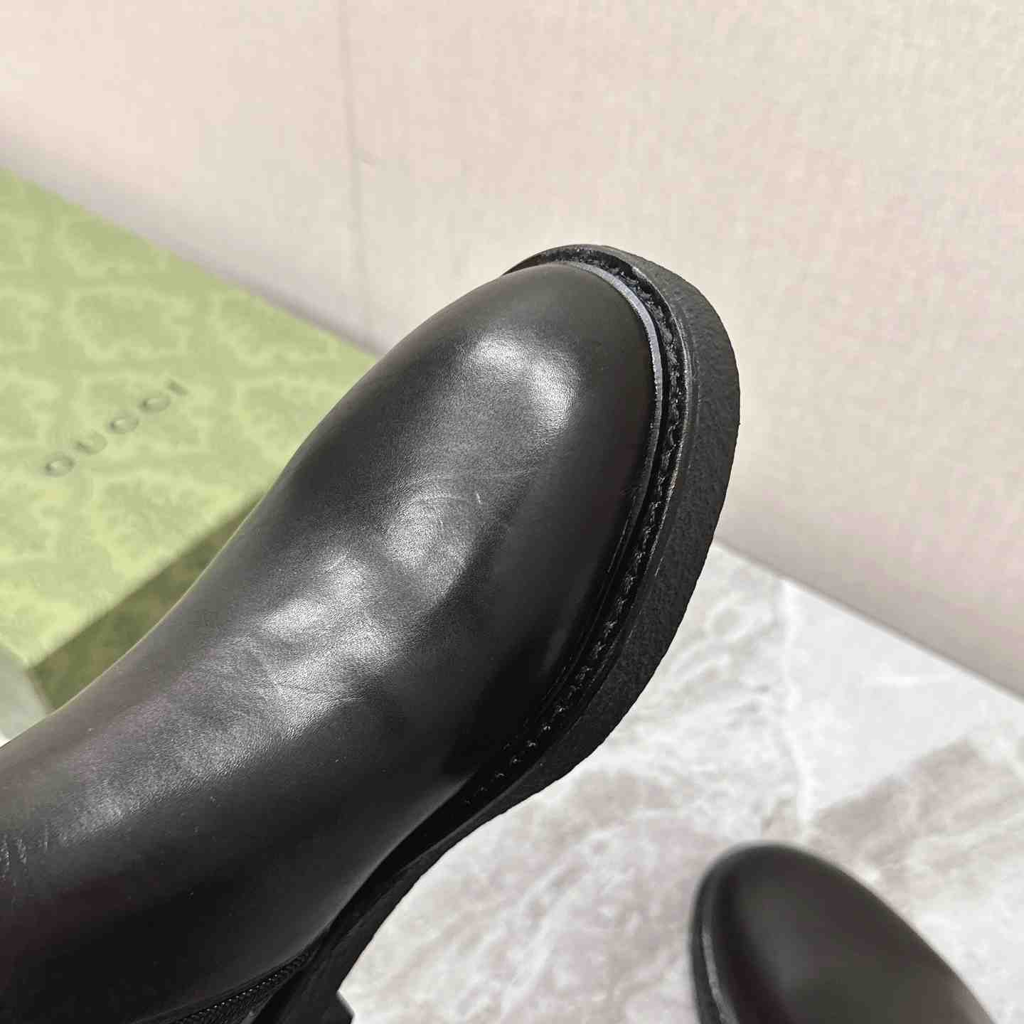 Gucci Women's Slim Horsebit Ankle Boot - DopestKickz