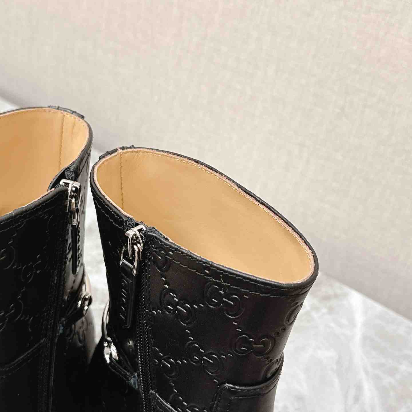 Gucci Women's Slim Horsebit Ankle Boot - DopestKickz