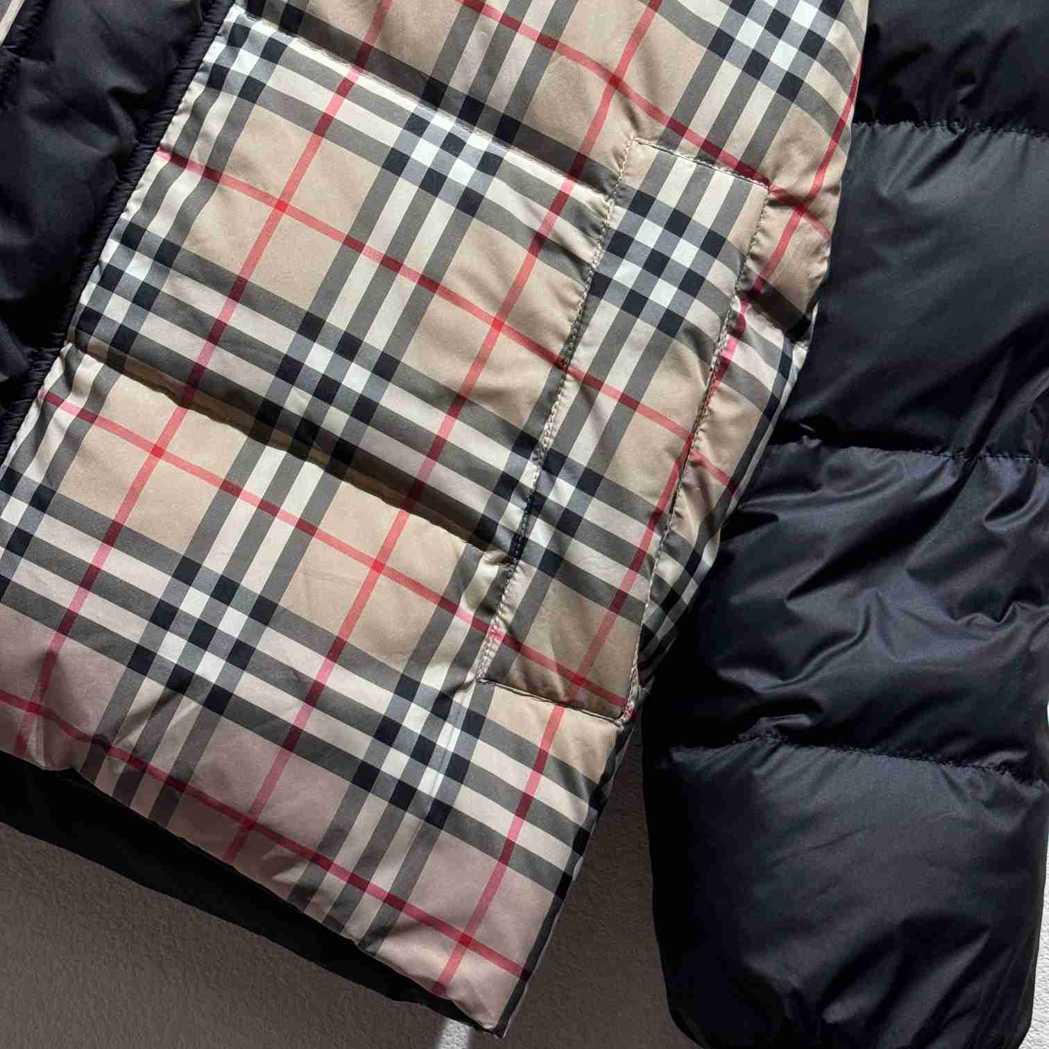 Burberry Reversible Check Puffer Jacket - DopestKickz