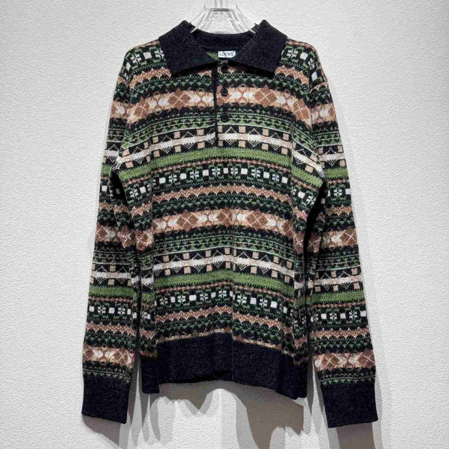 Loewe Polo Sweater In Wool - DopestKickz