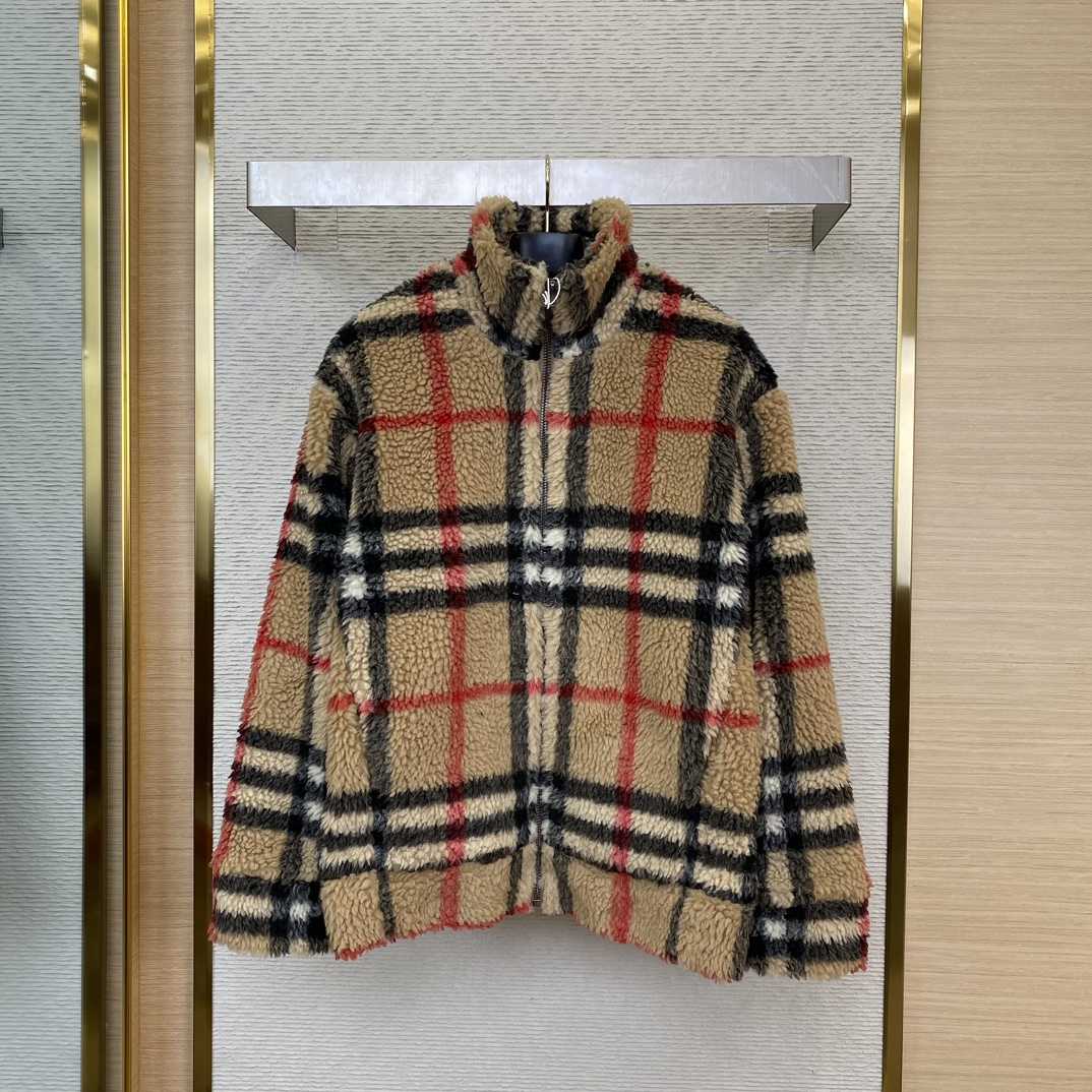 Burberry Check Wool Jacket  - DopestKickz
