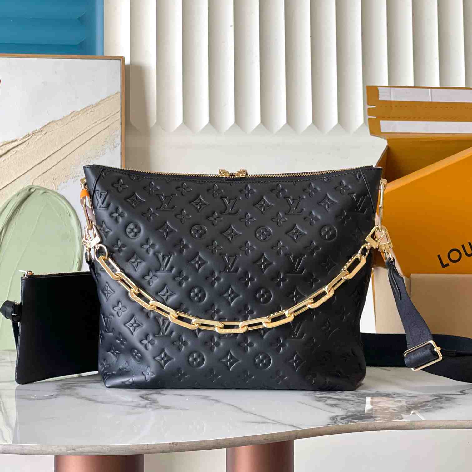Louis Vuitton Coussin Hobo MM  M12068 - DopestKickz