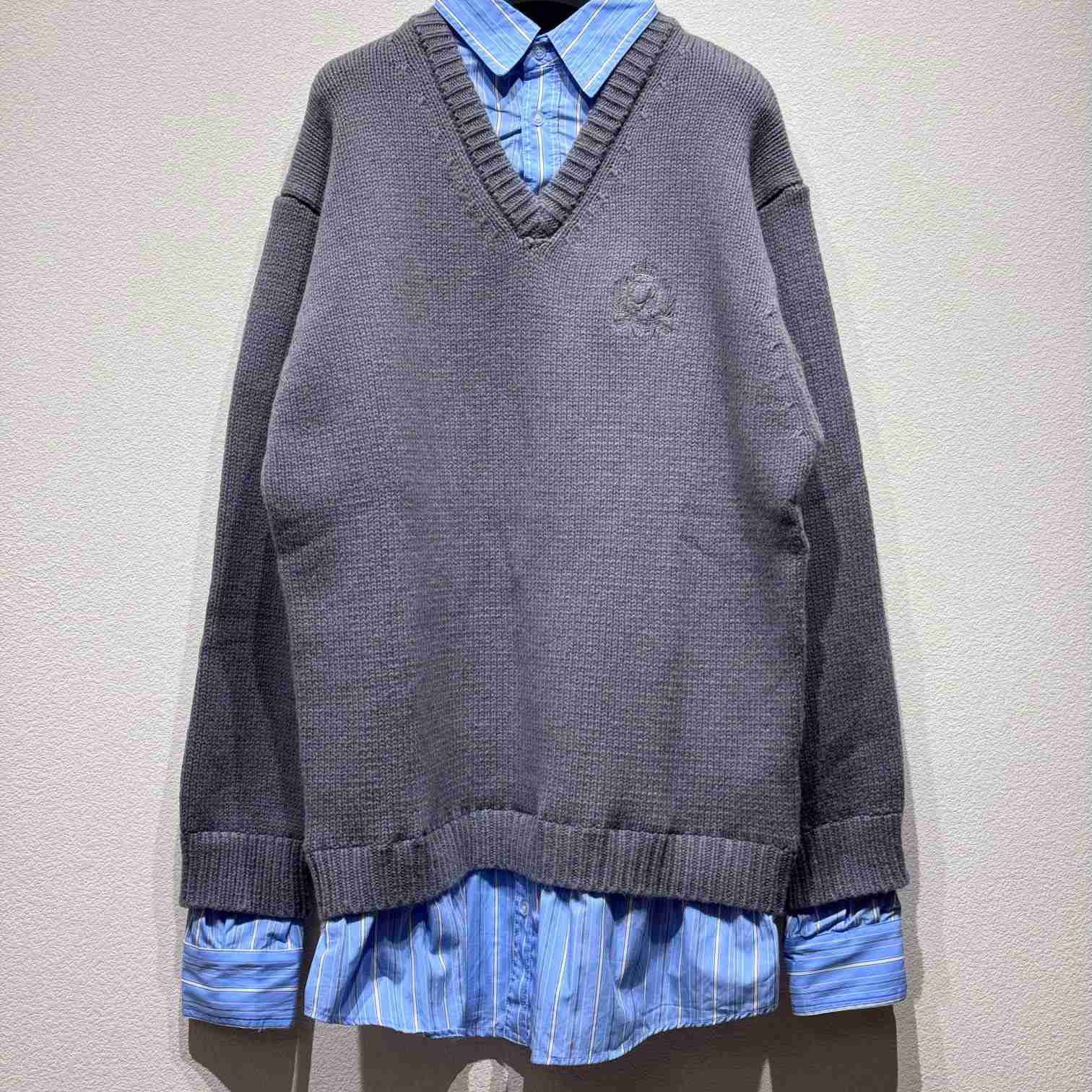Balenciaga Layered Sweater - DopestKickz
