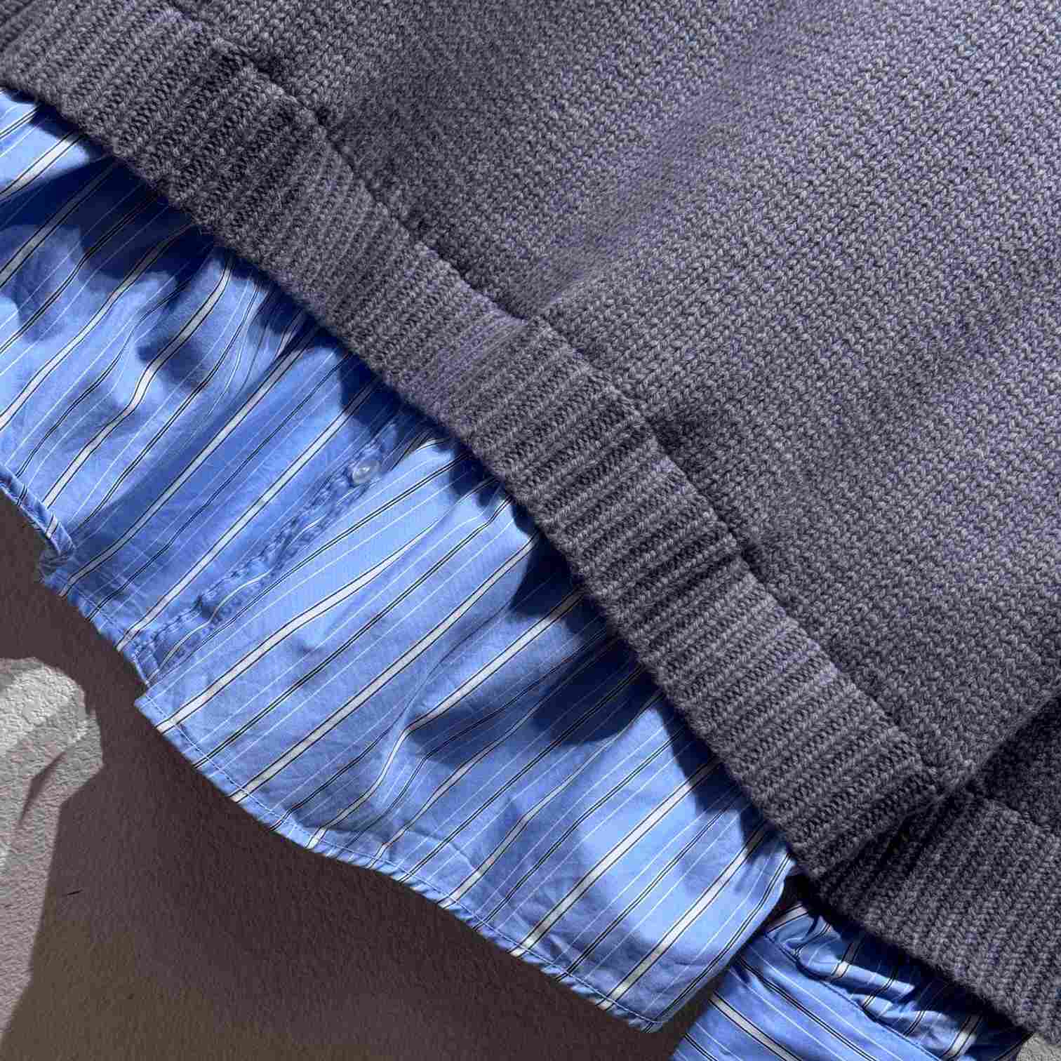 Balenciaga Layered Sweater - DopestKickz