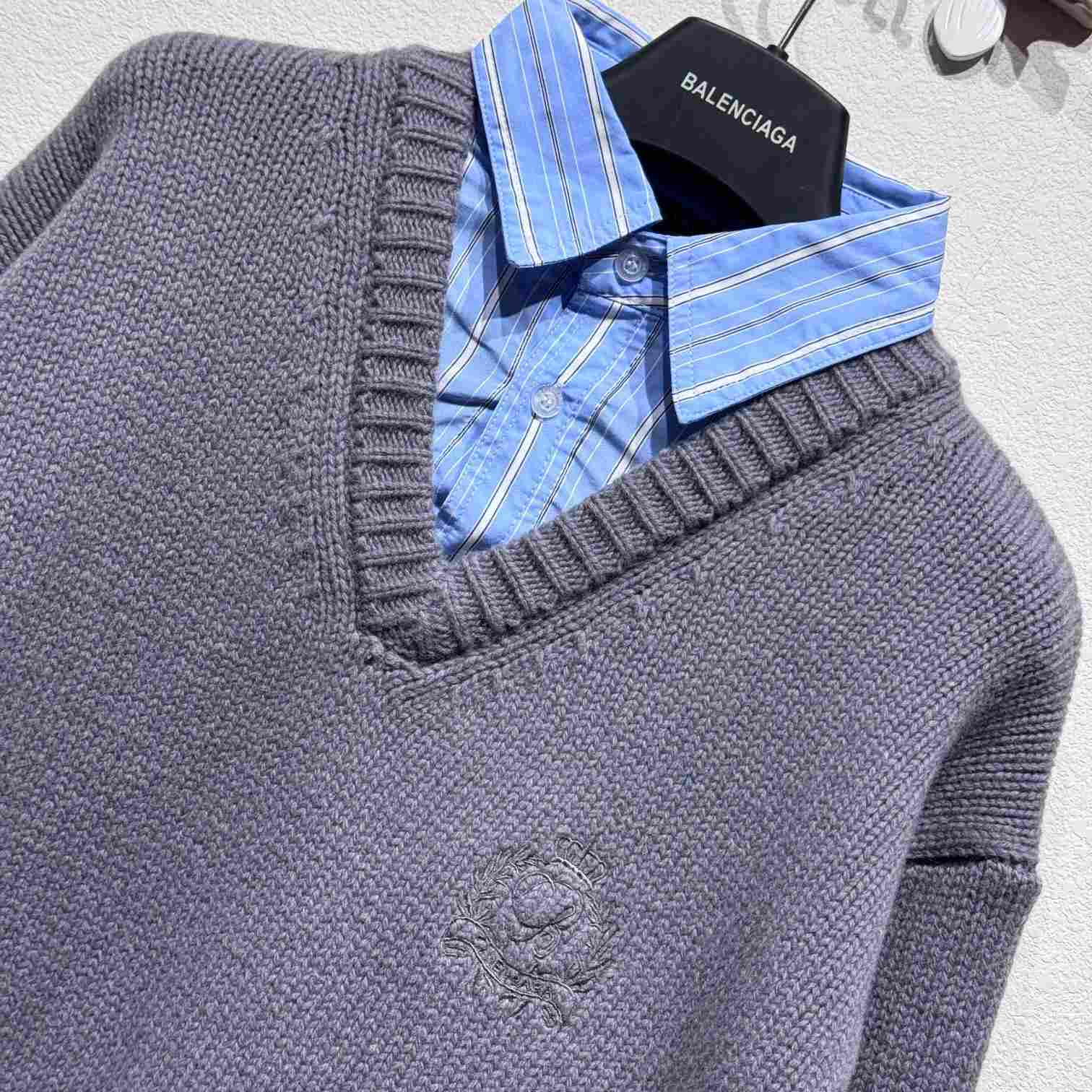 Balenciaga Layered Sweater - DopestKickz
