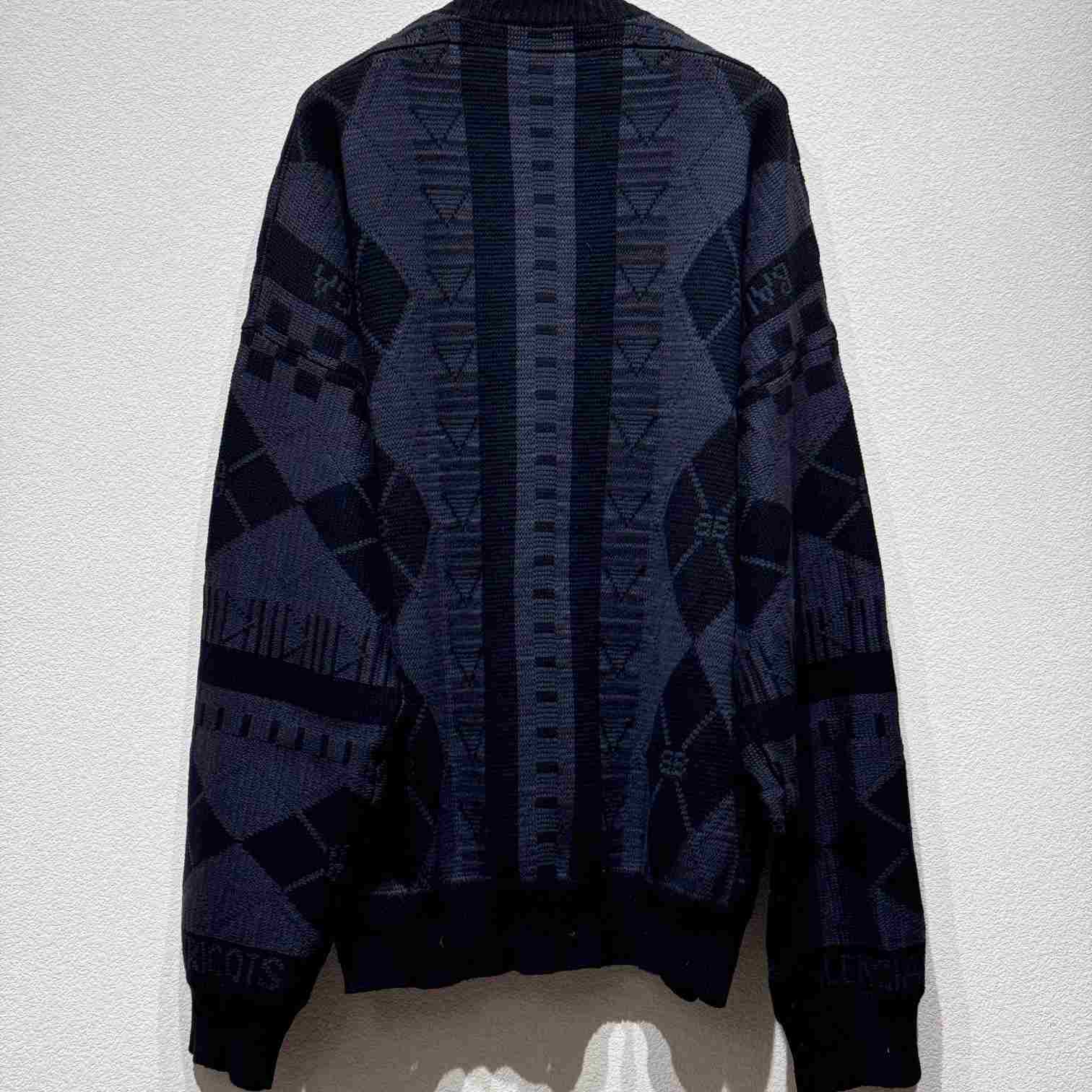 Balenciaga Logo-jacquard Distressed Jumper - DopestKickz