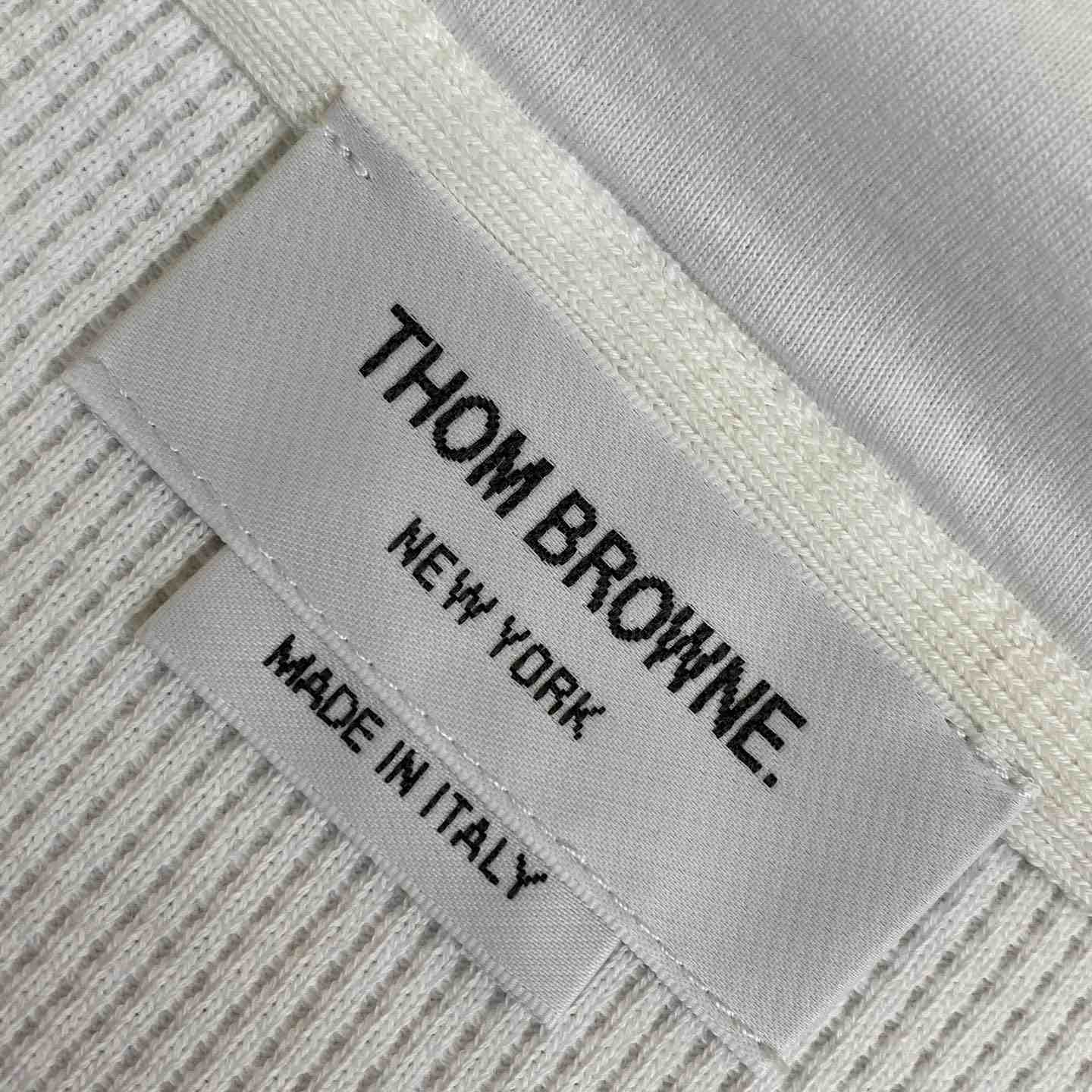 Thom Browne 4-Bar Zip-Up Cashmere Hoodie - DopestKickz