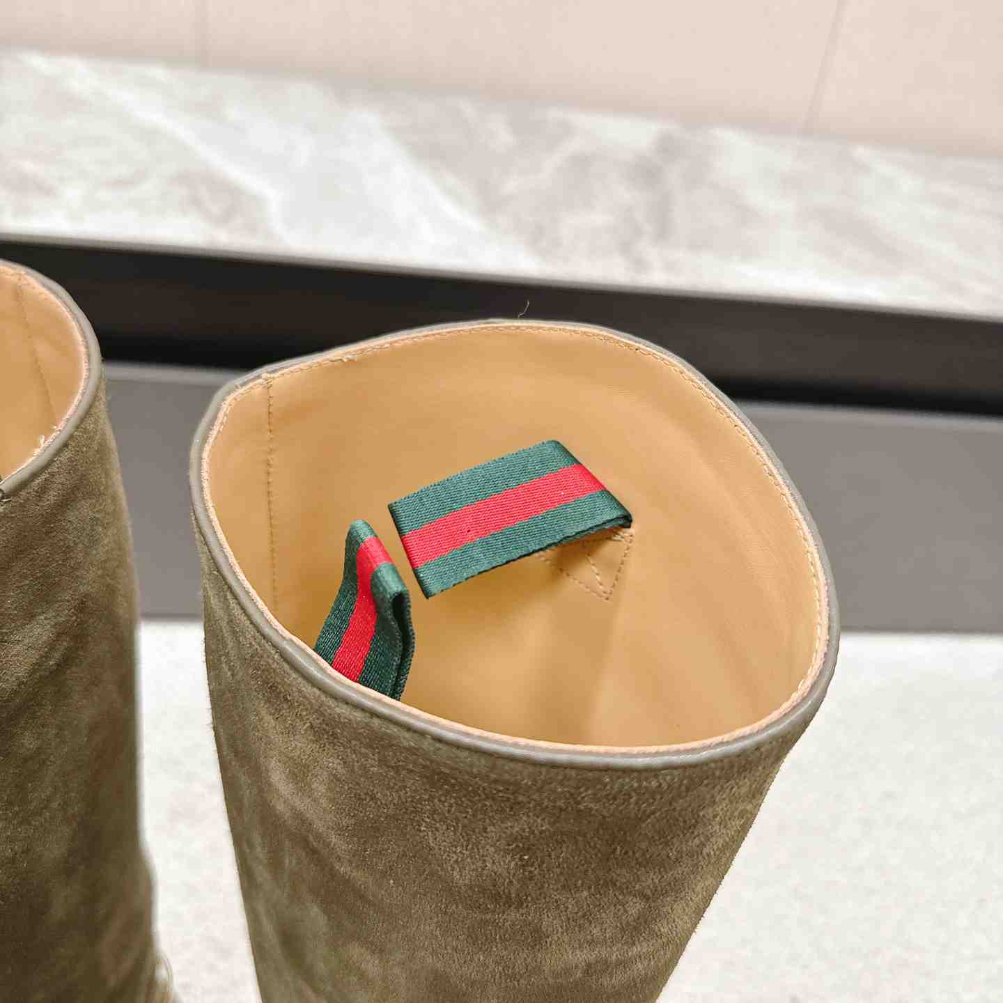 Gucci Women's Slim Horsebit Boot - DopestKickz