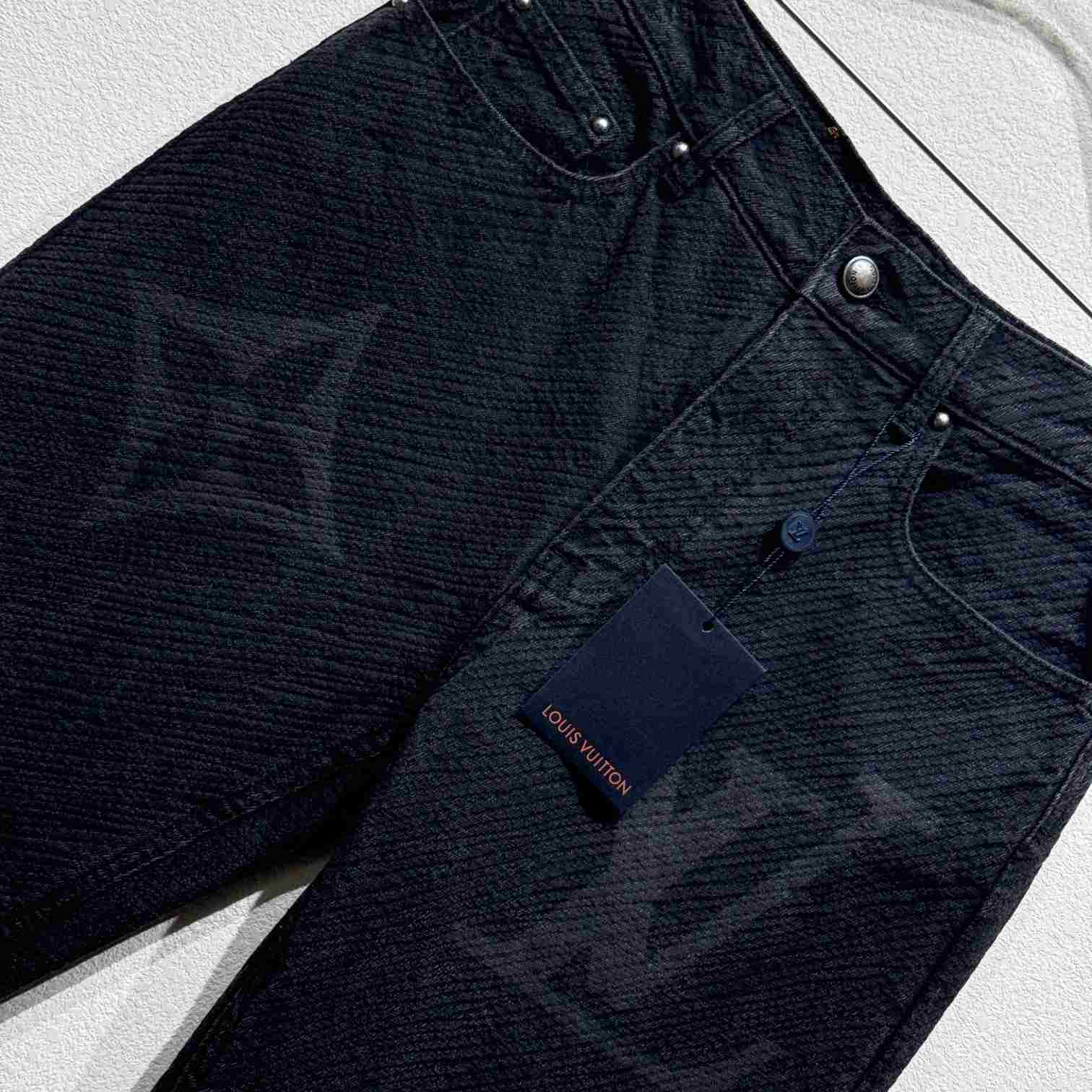 Louis Vuitton Monogram Denim Pants - DopestKickz