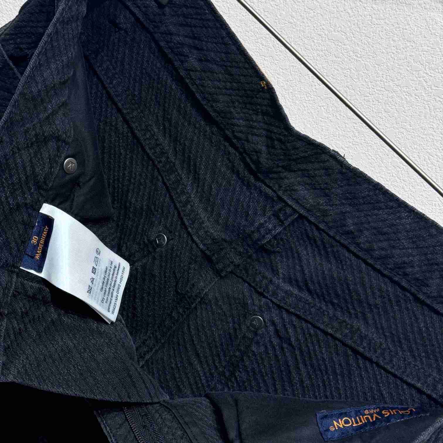 Louis Vuitton Monogram Denim Pants - DopestKickz
