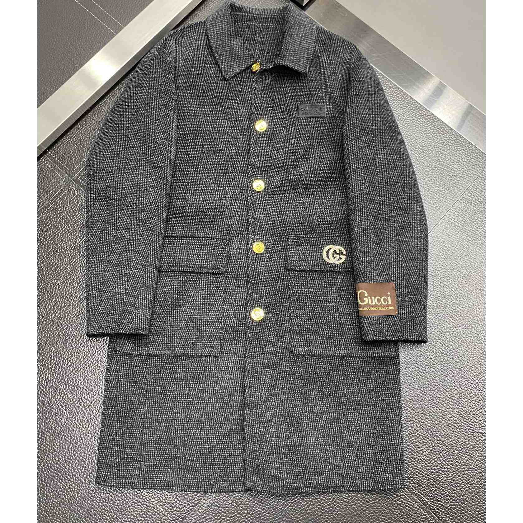 Gucci Wool Coat  - DopestKickz