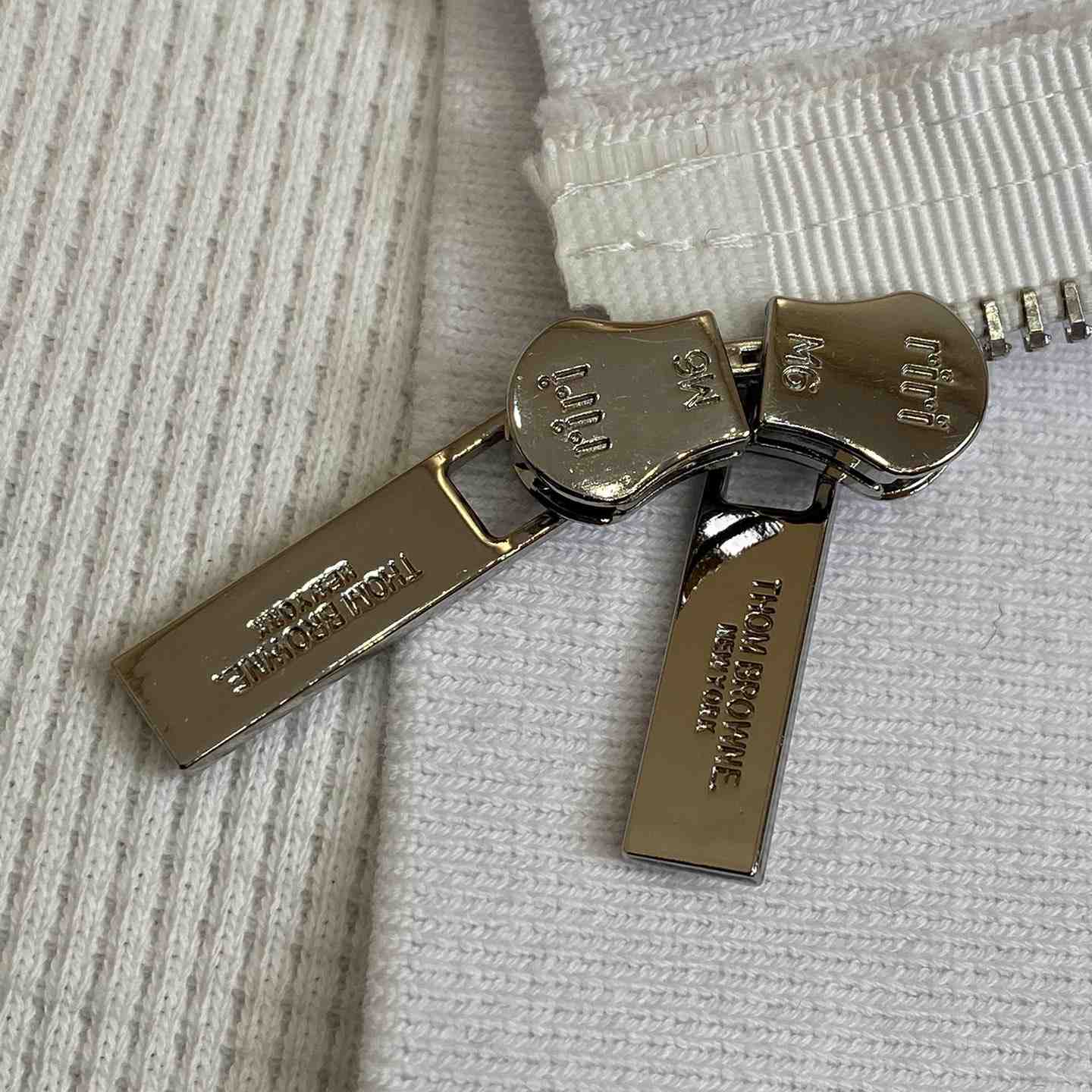 Thom Browne 4-Bar Zip-Up Cashmere Hoodie - DopestKickz
