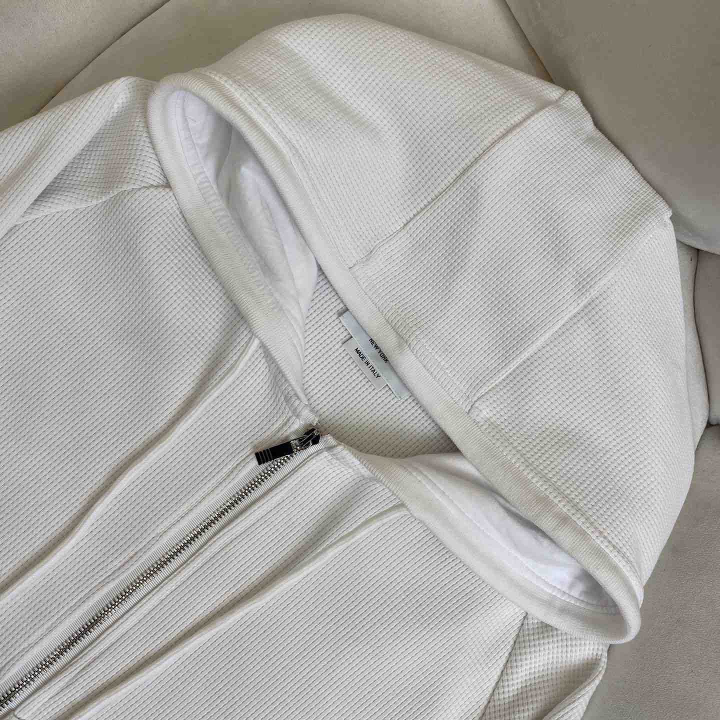 Thom Browne 4-Bar Zip-Up Cashmere Hoodie - DopestKickz
