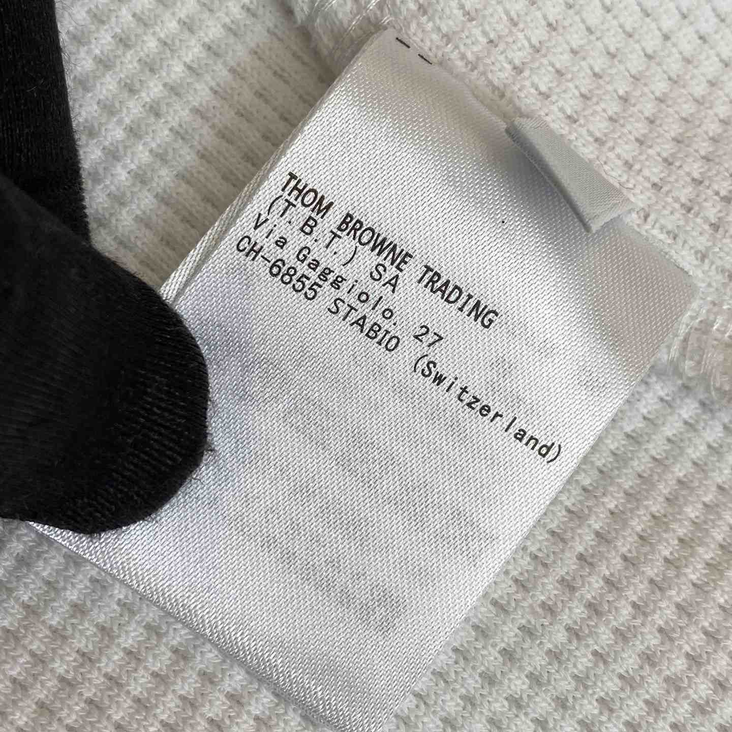 Thom Browne 4-Bar Zip-Up Cashmere Hoodie - DopestKickz