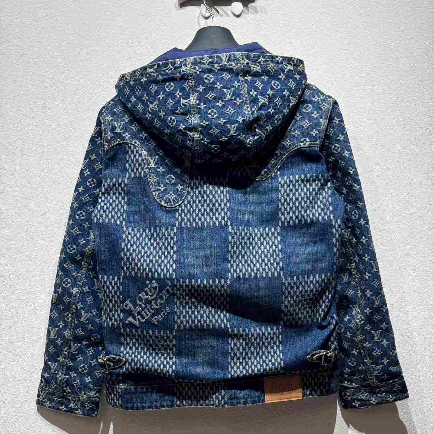Louis Vuitton Wave Damier Denim Jacket - DopestKickz
