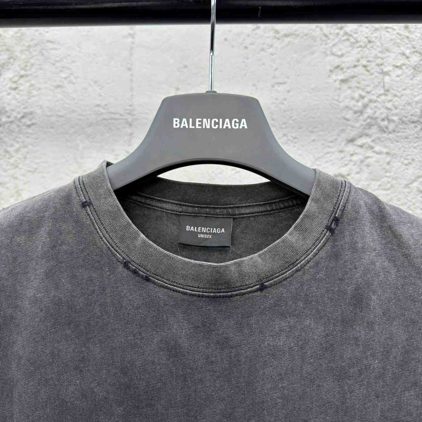 Balenciaga College T-Shirt 'Black' - DopestKickz