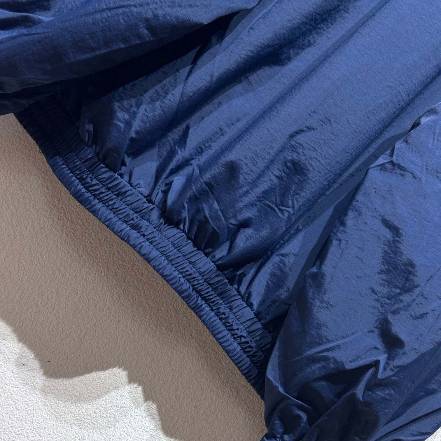 Balenciaga Loop Sports Icon Large Tracksuit Jacket In Navy Blue - DopestKickz